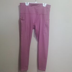 Acx Active Plum Leggings Size Medium
